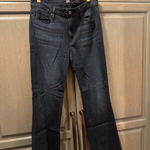 Paige Manhattan Jeans kolbie dark wash bootcut size 30